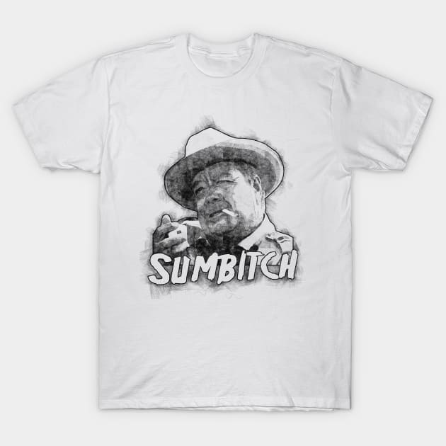 smoking sheriff T-Shirt by danyrans